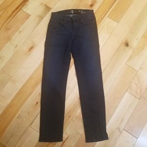 7 For All Mankind slim cigarette Jean's Sz 25